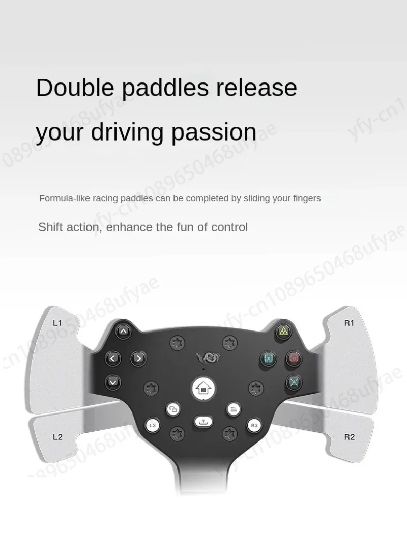 For Pxn V10 Steering Wheel Gaming Controller Wired Force 900 Rotation Game Steering Wheel Man Gifts For Ps3/Ps4/Switch/Xbox