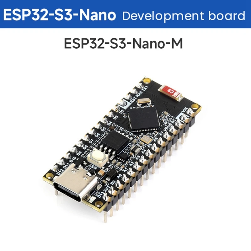 1 pieza ESP32 S3 Nano Placa de desarrollo ESP32-S3R8 Chip negro Compatible con Arduino Nano ESP32 para micro-python o Iot