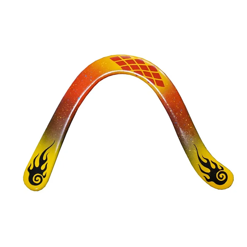 50m Return Big Handmade Wooden Boomerang Fun Outdoor Game Sports Throw and Catch Flying Disc for Kids Men Women Camping