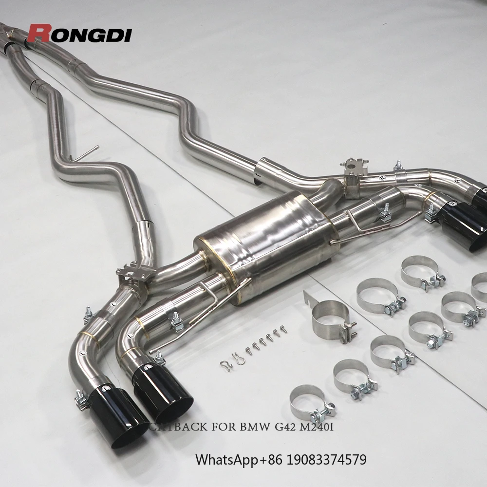 

M240i B58 Exhaust for BMW M240i B58 3.0T G42/F22/G22 2017-2023 M550I G42 Turning Muffler Valvetronic Catback