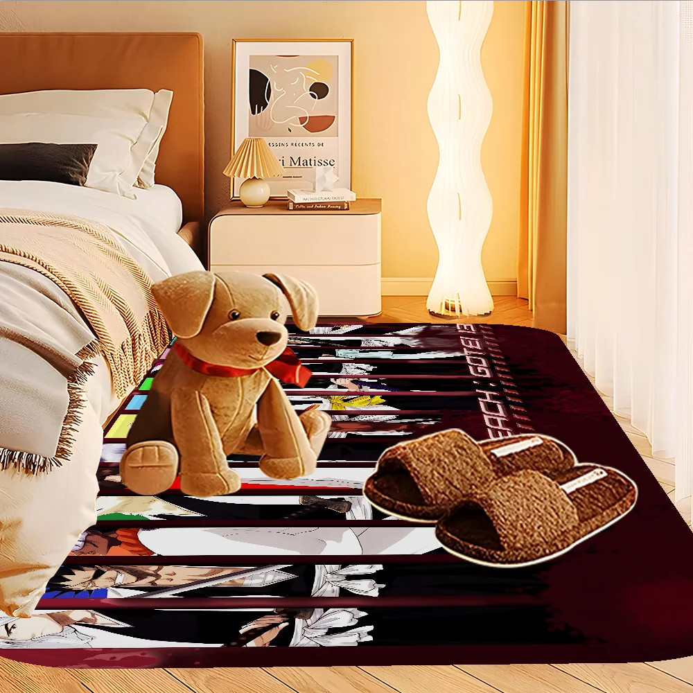 BLEACH ANIME Bathroom Mat Anti-slip Absorb Water Long Strip Cushion Bedroon Mat Welcome Doormat