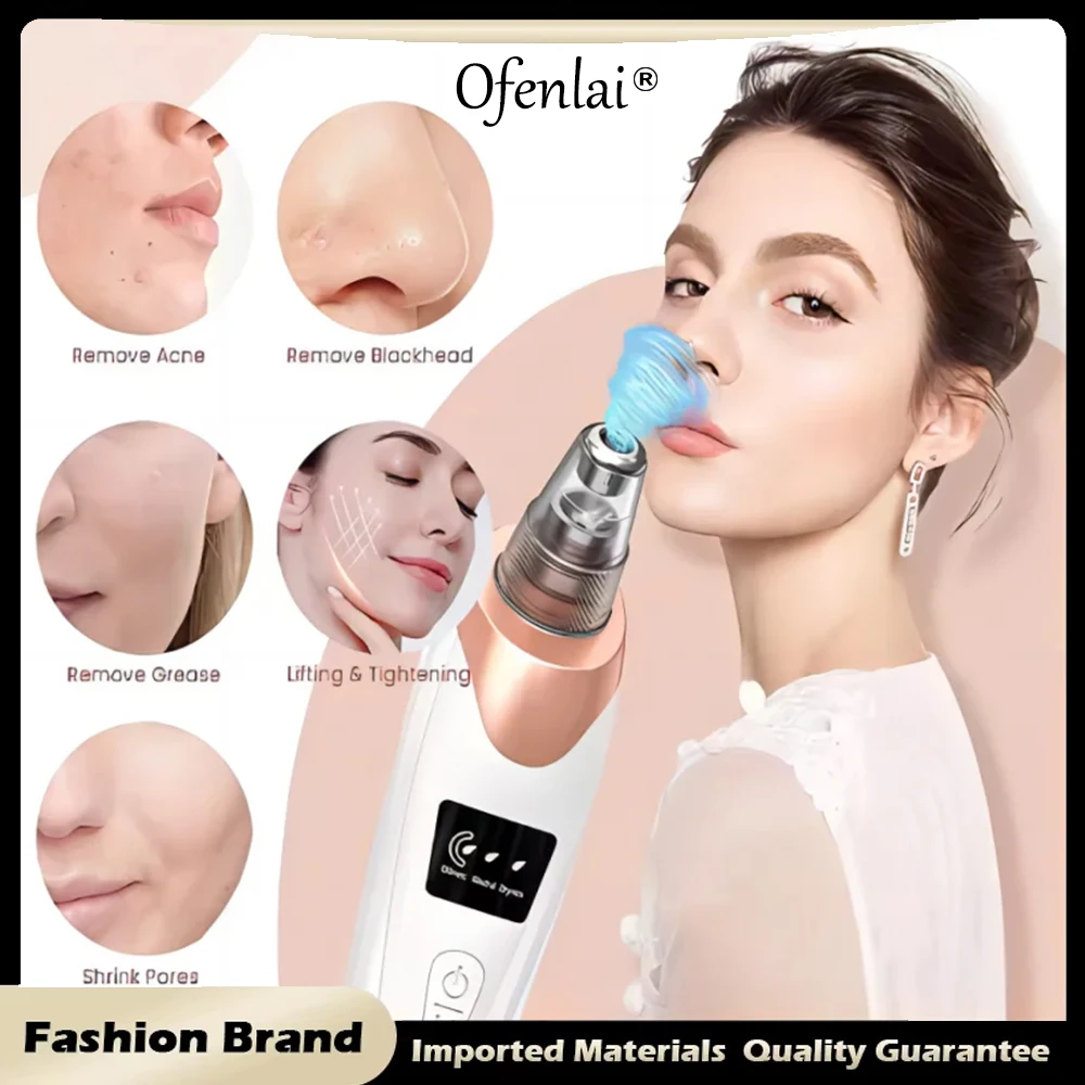 Blackhead Remover จุดสีดํา Blotter ทําความสะอาดรูขุมขนบนใบหน้าสิว Remover ทําความสะอาดผิวเครื่องการสั่นสะเทือน Professional Plasma ปากกา