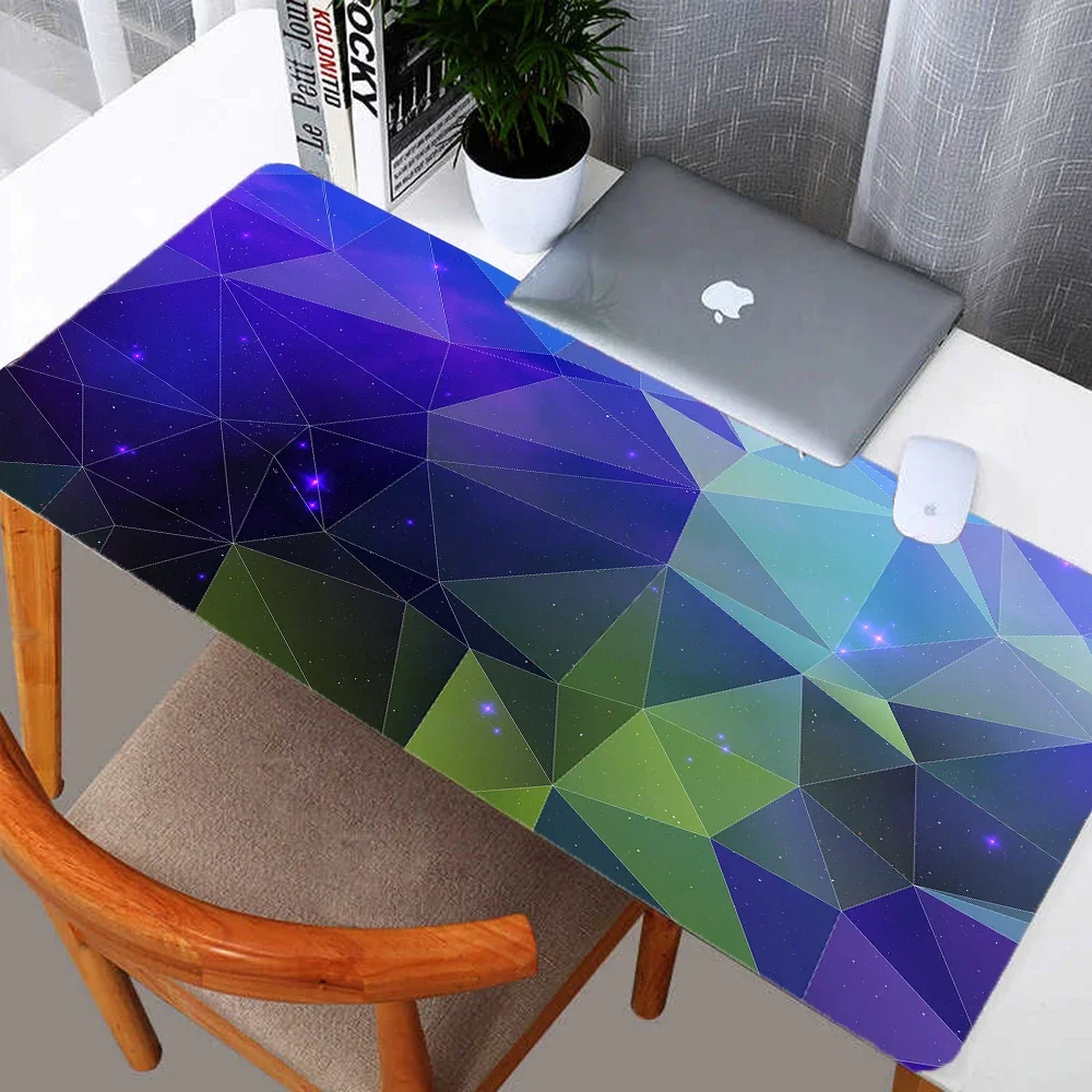 

MousePads Computer Laptop Mouse Pad Gamer Extended Geometric Gaming Accessories Mouse Mat Large Rubber Keyboards Table Mat XXL