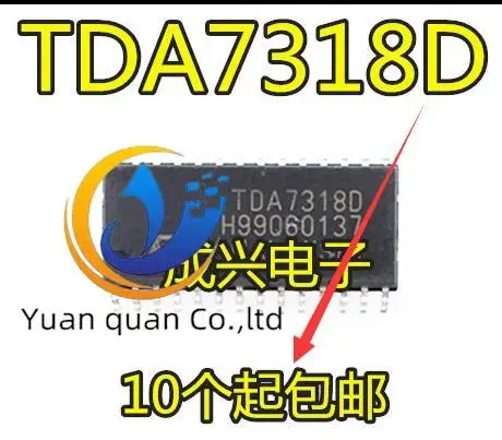 30pcs original new TDA7318 TDA7318D SOP-28 28 pin Digital Control Stereo Audio Processor