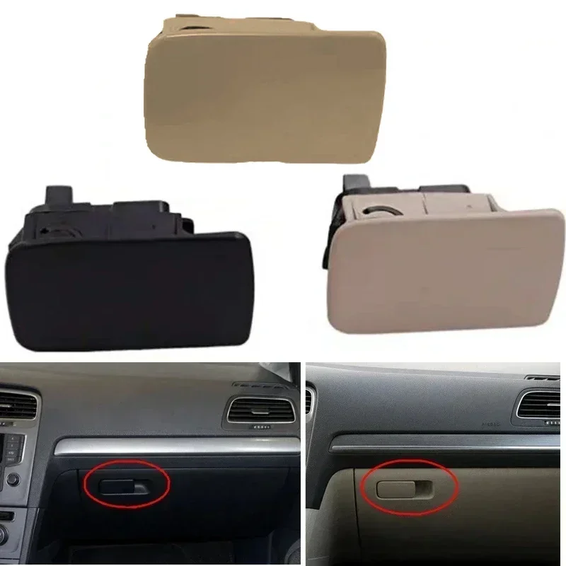 202111242 글로브 박스 오른쪽 뚜껑 잠금장치 수납 핸들 트림 커버 스위치 VW 골프 5 6 MK5 / 구형 사지타르 1K1857077B 액세서리 썸네일 3