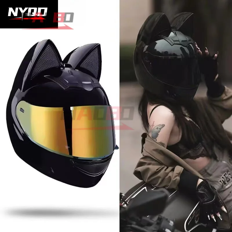 hnj-f939-motorcycle-helmet-moto-cat-ears-helmet-dot-approved-full-face-breathable-casco-moto-helmet-for-men-women