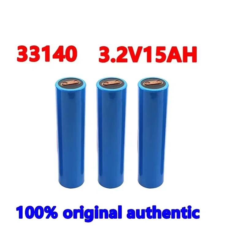 2024 New 33140 3.2v 15ah Rechargeable Battery Lifepo4 Lithium Batteries for DIY 12v 24v E Bike E-scooter Power Tools Battery