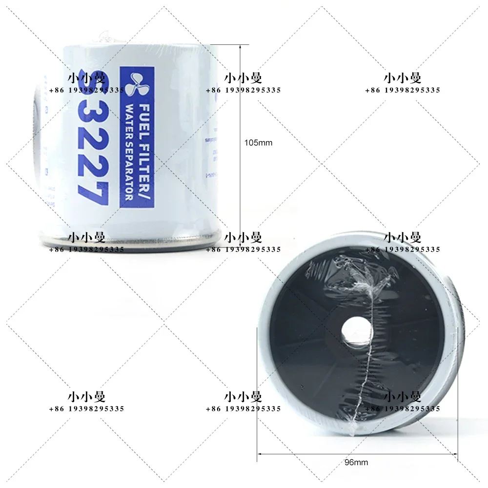 1PC/2PCS Fuel Filter Element S3227 Fuel Water Separator Spin-On Filter For Racor 320R Yacht And Speedboat