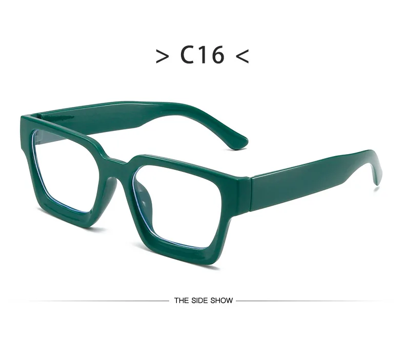 Neue Vintage-Sonnenbrille für Damen und Herren, Quadratischer PC-Rahmen, Marken-Designer Retro-Shades, Modische Sonnenbrille ﻿ für Männer – Detail 25