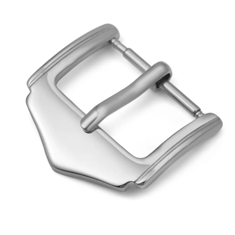 16mm 18mm 20mm 22mm 304L Stainless Steel Triangle Polished 2.0mm Lizi Watch Buckle Replacement for Leather Strap Watch Clasp