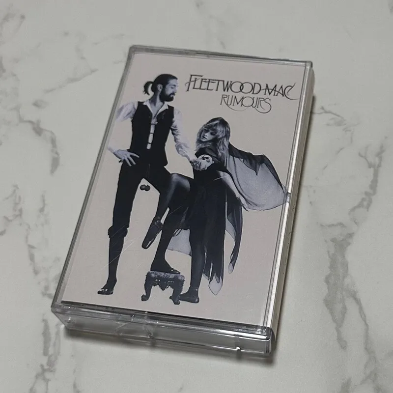 

Fleetwood Mac Rumours Classic Folk Rock Album Audio Cassette Tape Vintage Music Tape for Music Lovers Collection Present