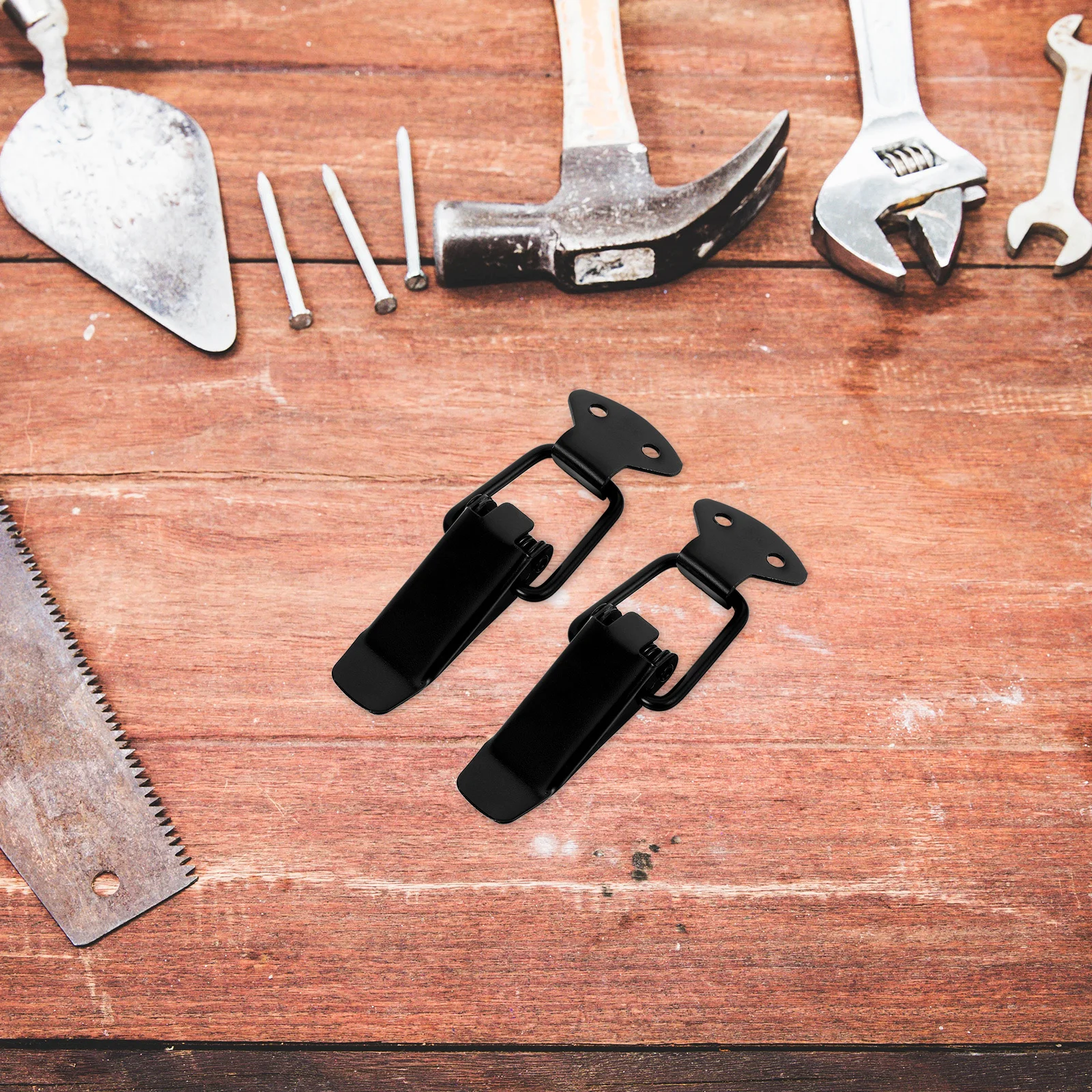 

2pcs Bumper Quick Release Clip Sturdy Iron Universal Car Front Rear Fasteners Auto Hook Lock Clip For Trunk Bumpers