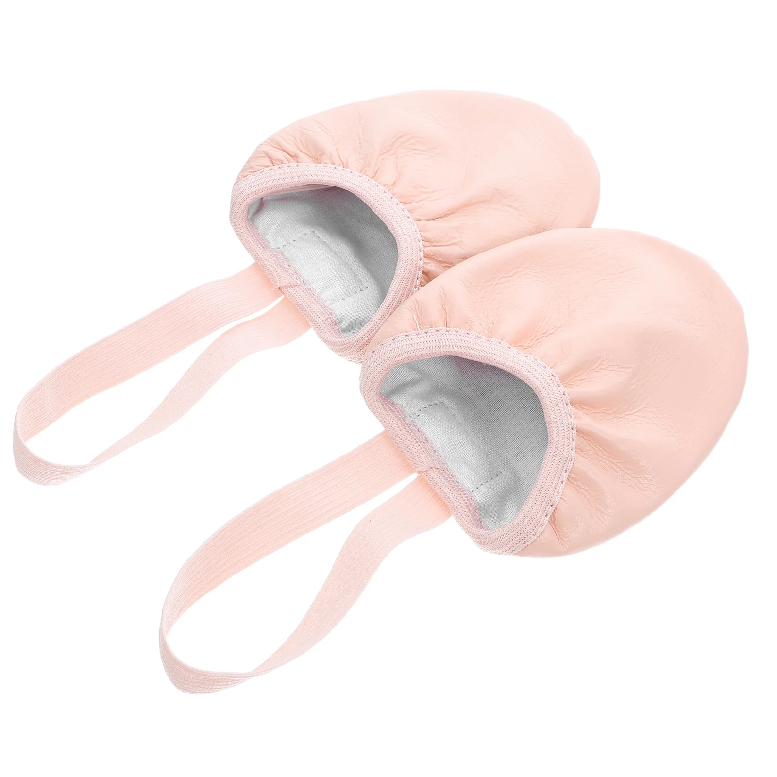 1 زوج أحذية الرقص نصف اصبع القدم شريط مرن أحذية الباليه المهنية اليوغا Folking قاعة رقص الجاز الحديثة