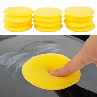 12Pcs Car Round Polishing Pad Waxing Sponge Car Foam Sponge Wax Applicator Auto Cleaning Accessories Car Detailing Tool