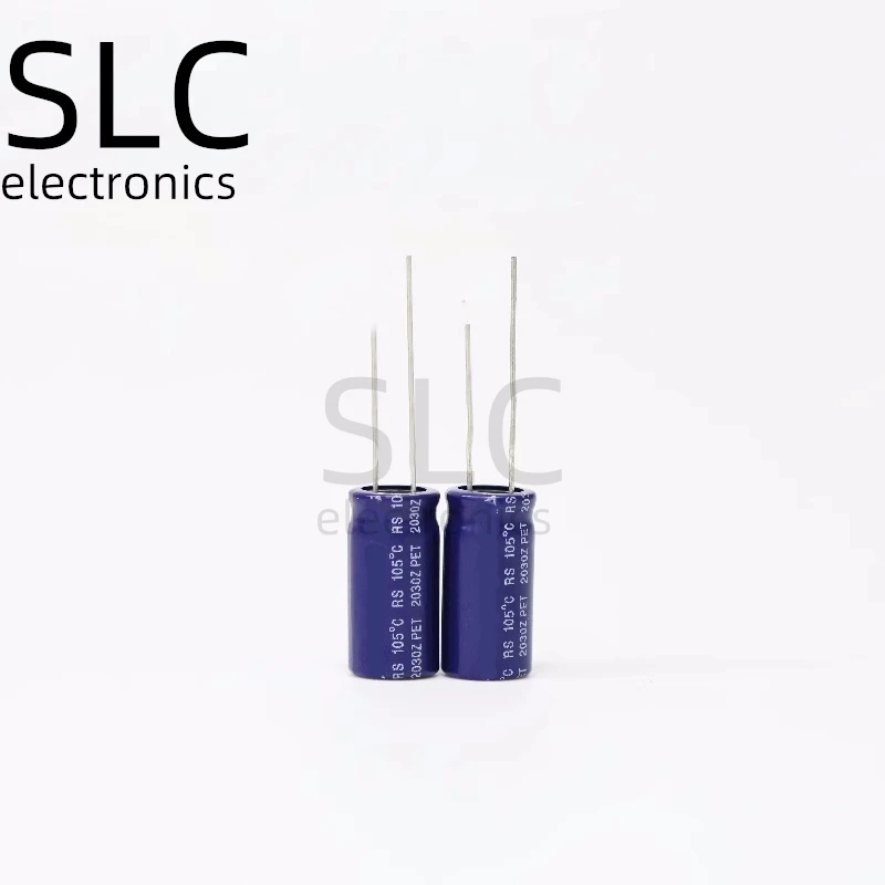 10pcs DIP Aluminum Electrolytic Capacitor 10v 16v 25v 35v 50v 63v 10UF 22UF 33UF High Frequency Low ESR Long Service Life AISHI