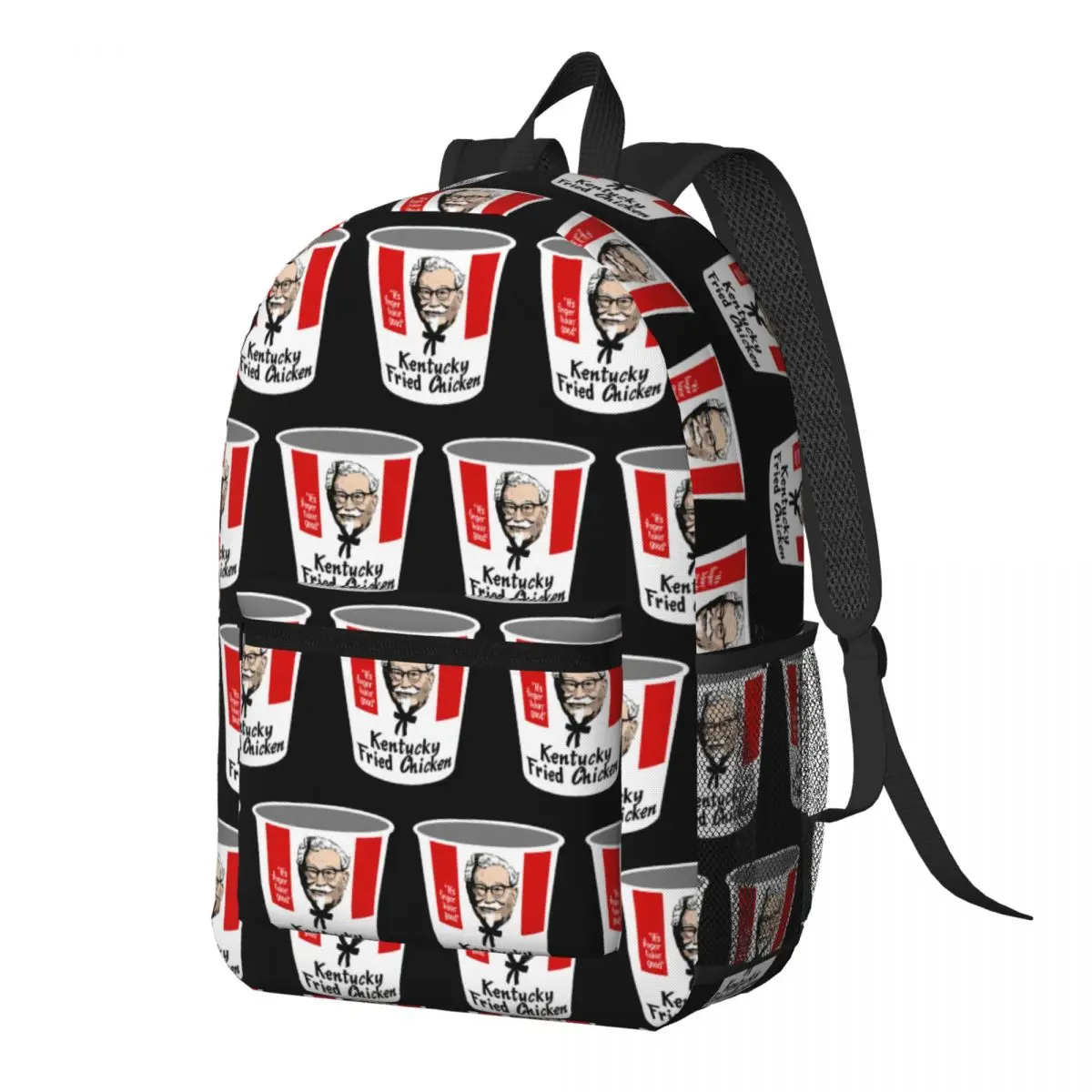 Kfc Bucket Backpack Daypack Large Capacity Kids BookBag School Bag Shoulder Bags for Men Women