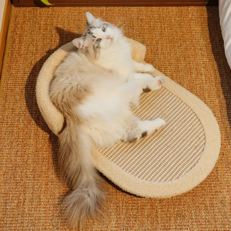 Vertical Windmill Sisal Cat Post, Cute Cat Scratching Toy, Space Saving Indoor Pet Accessories
