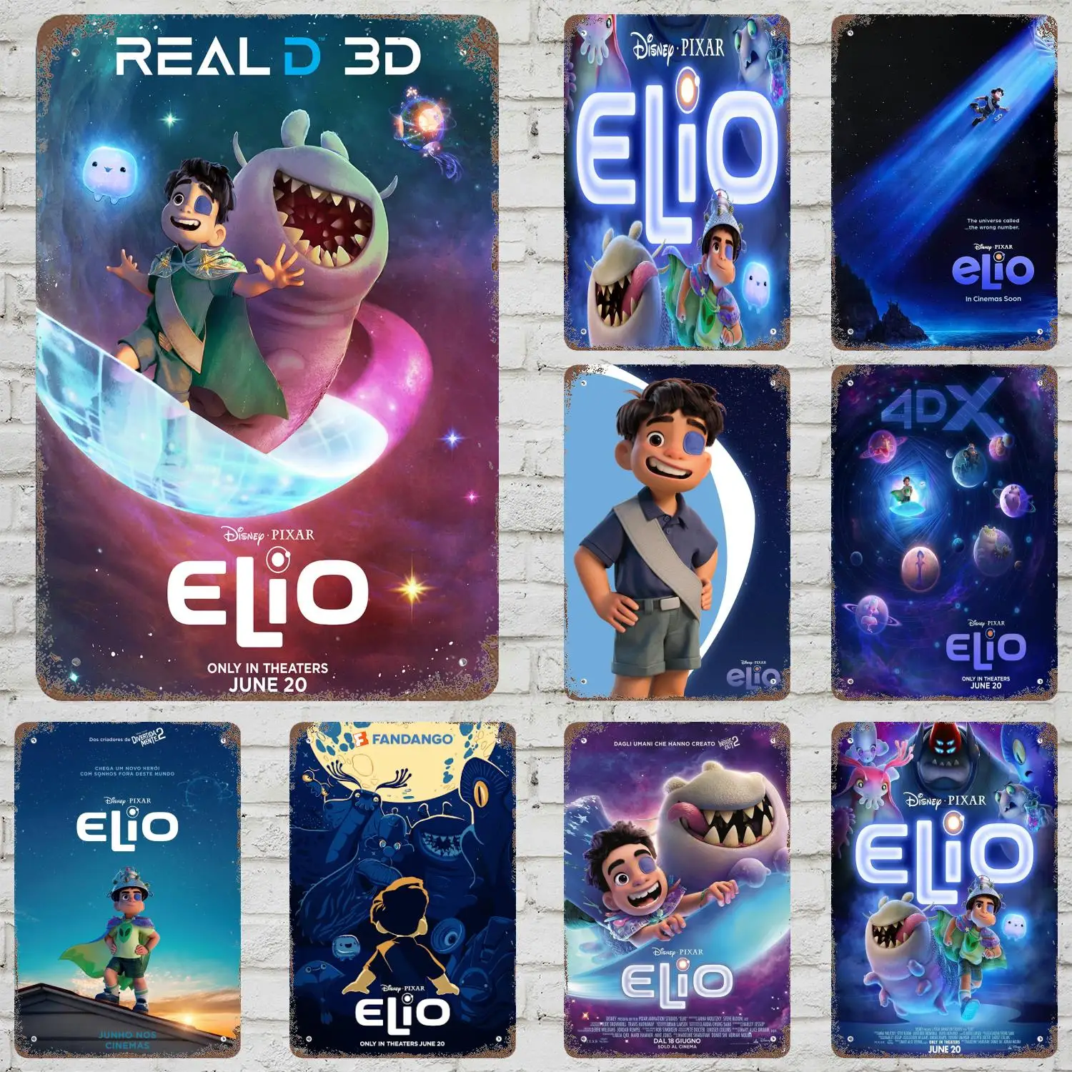 

MINISO Elio Decor Poster Vintage Tin Sign Metal Sign Decorative Plaque for Pub Bar Man Cave Club Wall Decoration