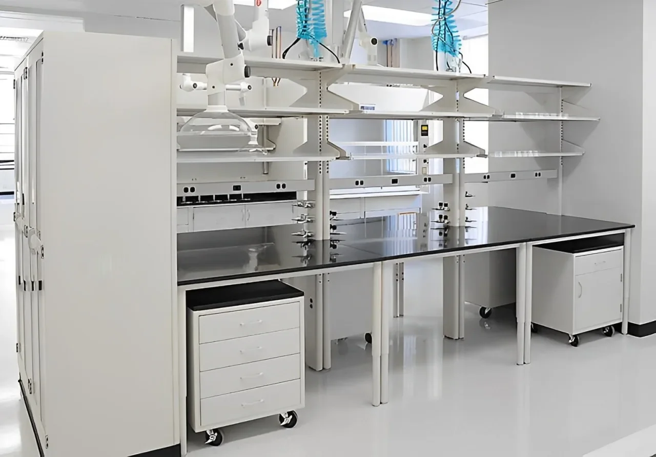 مقعد مختبر معياري H-frame أثاث مختبر المدرسة المتنقلة سعر مقعد المختبر الكهربائي