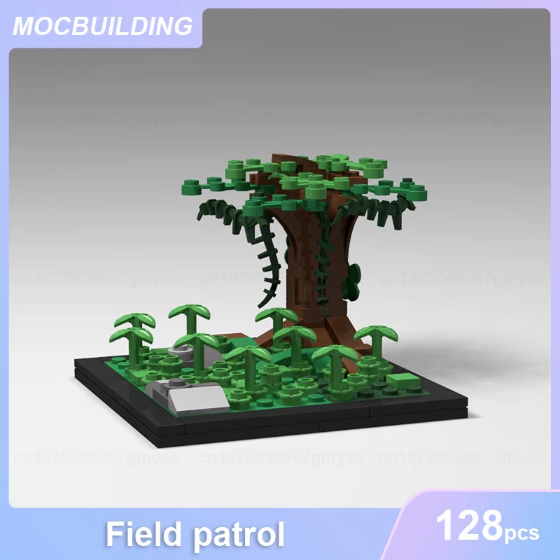 Hoth Base o Rock View o Trooper Tower o Field Patrol Diorama MOC Building Blocks Assemblare Mattoni Dispaly Modello Giocattoli Regali