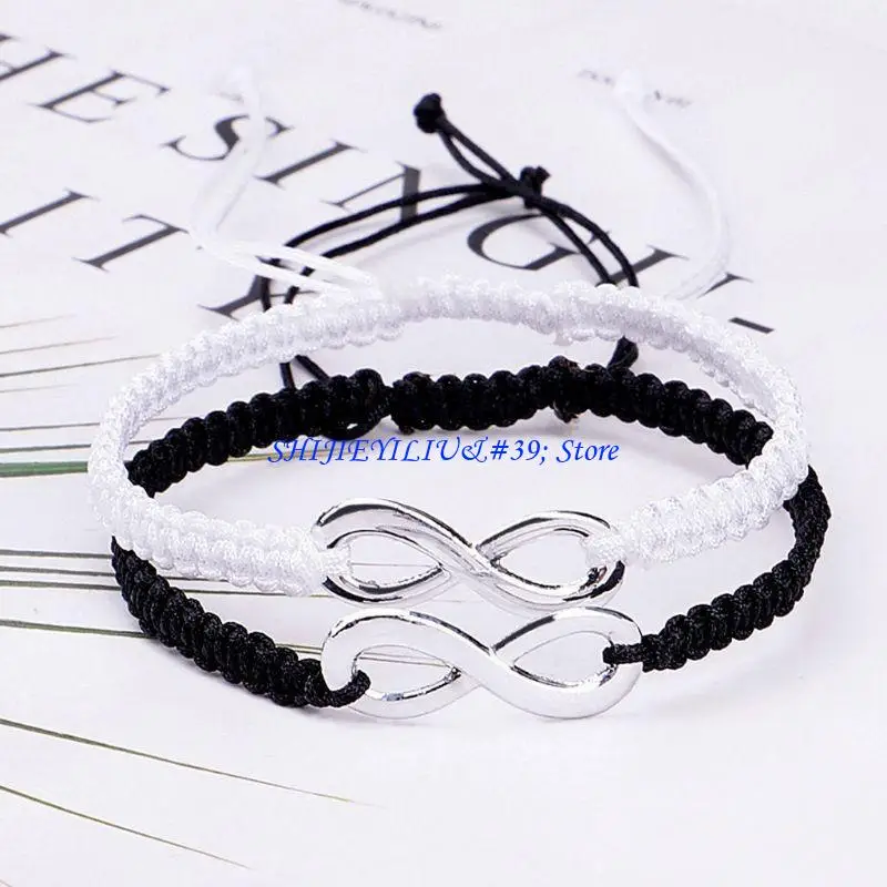 E21F Creative Adjustable Braided Rope Figure 8 for Infinity for Chi