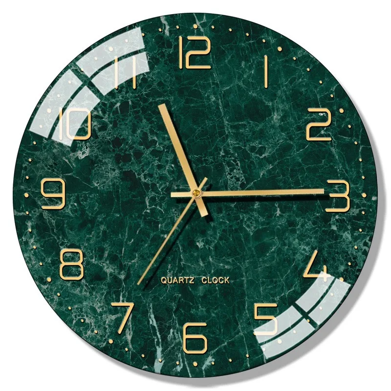 

Modern Creative Glass Wall Clock Modern Design Nordic Silent Wall Clocks Bedroom Living Room Decoration Children Room Clock