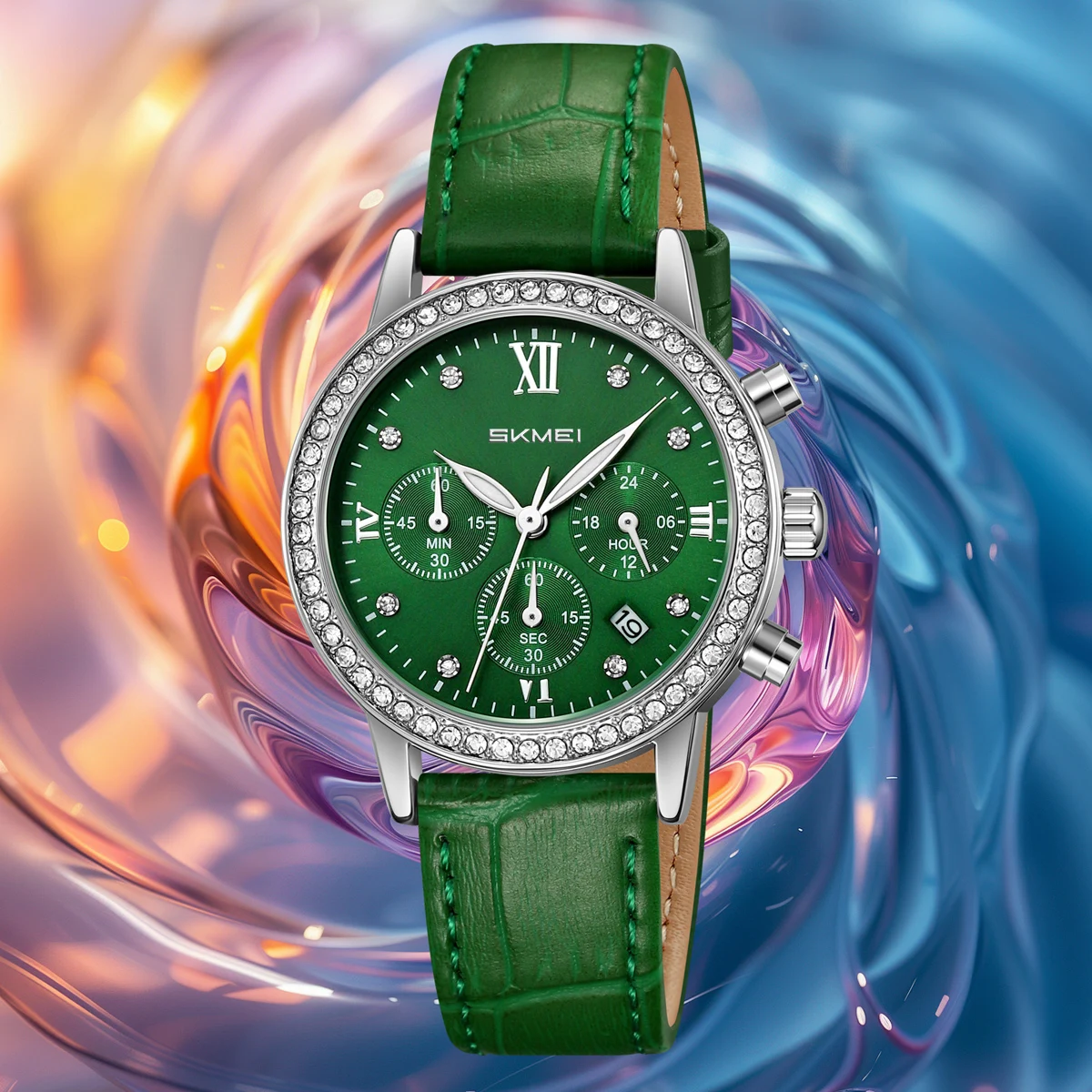

SKMEI 9384 Romantic Style Fashion Quartz Movement Watch Lady Wristwatches Fashion Elegance Waterproof Female Watch