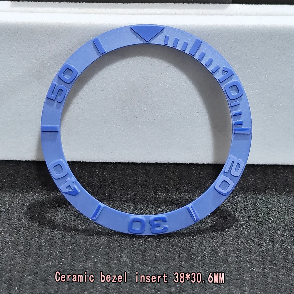 Tilt 38 * 30.6MM  Watch Bezel Ceramic GMT And Diving Watchs Inserts Suitable For 40MM Replacement of Accessories Fashionistas