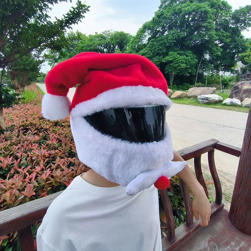 خوذة دراجة نارية تغطي مضحك هدية عيد الميلاد خوذة الغطاء الواقي خوذة أغطية الوجه الكامل لحفلة الخوذات الشخصية