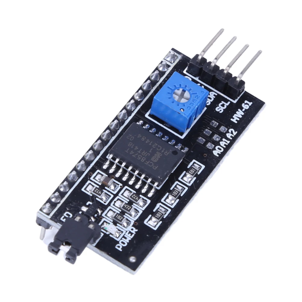 1-10PCS PCF8574 LCD Display Adapter Module IIC I2C LCD1602 2004 IIC Serial Interface Board 5V for Arduino Robort Parts