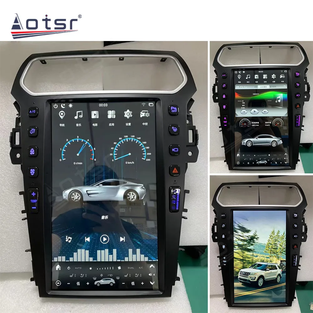 

Tesa- Style Multimedia Android Player For Ford Explorer 2011 2012 2013 2014 2015 2016 2017 2018 2019 GPS Stereo Radio Head Unit