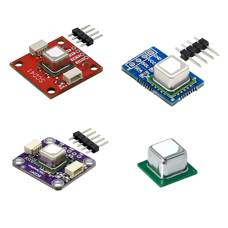 SCD41 Gas Sensor Module Detects CO2 Carbon Dioxide Temperature And Humidity In One Sensor I2C Communication