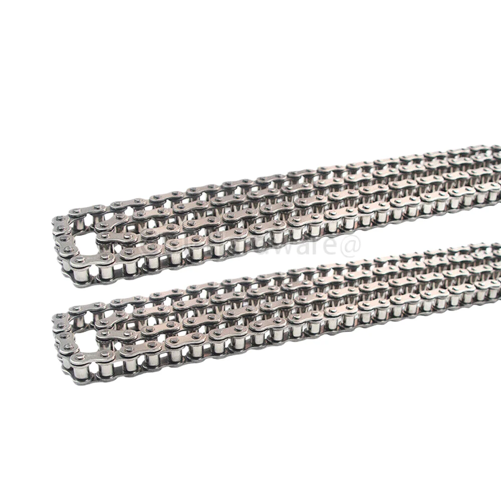 #25/35/40/50/60/80 Simplex Roller Chains 1/4inch 3/8 1/2 5/8 3/4 1 Pitch 304 A2 Stainless Steel for
