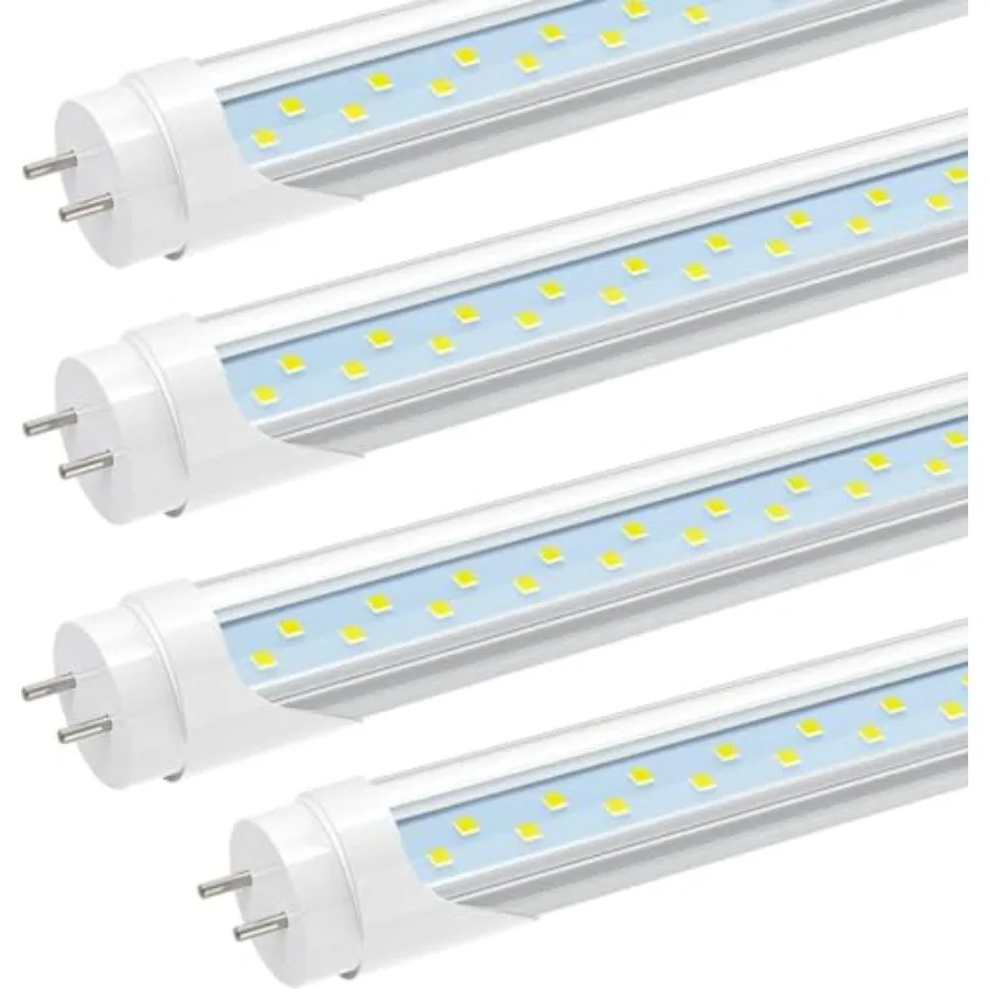 

T8 LED Tube Light 3Feet 2520LM 18W 45W Equivalent 6000K Ballast Bypass 36 Inch F25T8 Fluorescent Bulb Replacement Dual Ended 36