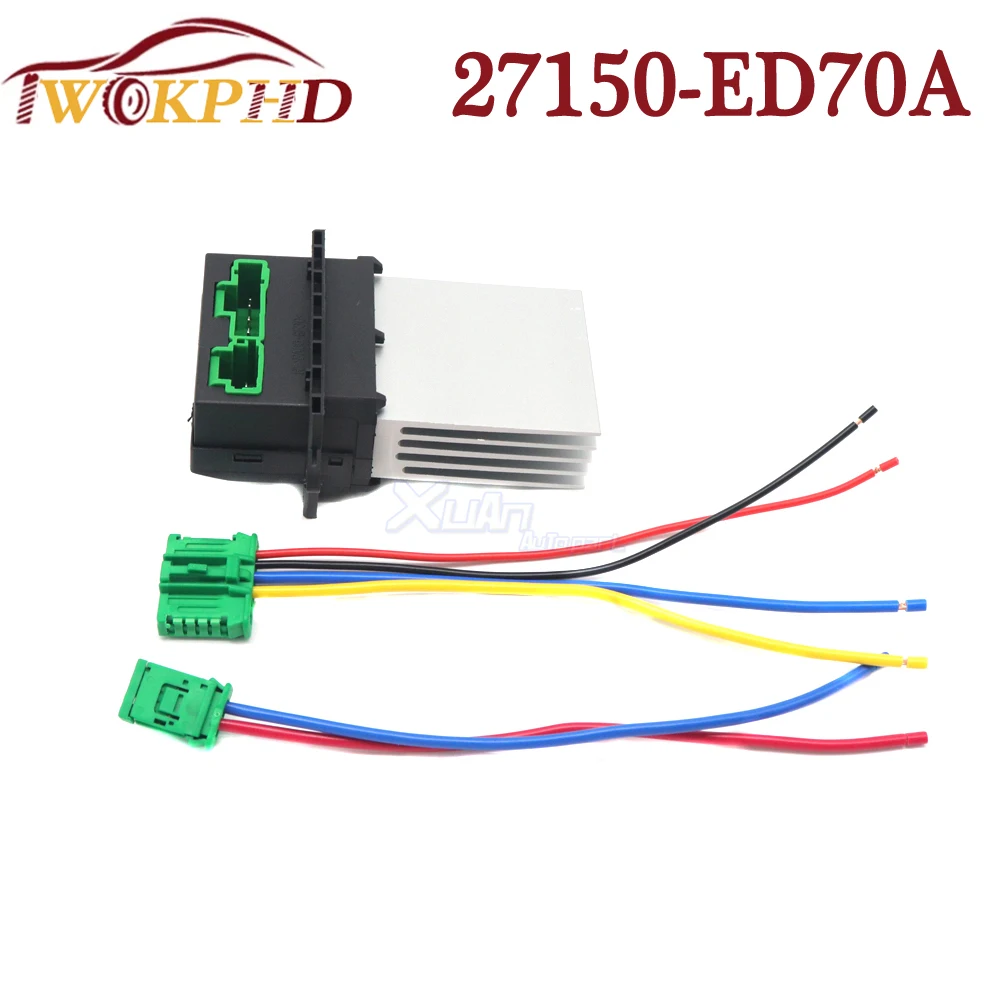 

Car Heater Fan Control Module Resistor Plug 27150-ED70A For Renault Megane Sport Tourer Scenic MK Citroen C2 C3 C5 1.4 1.6 2.0