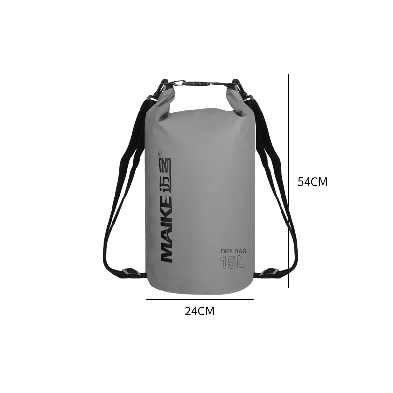 Maike Dry Bags Wasserdichte Tasche für Damen und Herren, 5 l/10 l/15 l, Schwimmen, Rafting, Kajakfahren, Flusstrekking, wasserdichter Packsack
