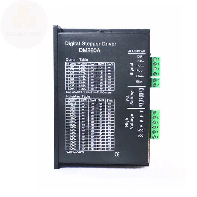 CNCルーター用ユニポーラステッピングモータードライバーDM860a、ステッピングモータードライバーコントローラー