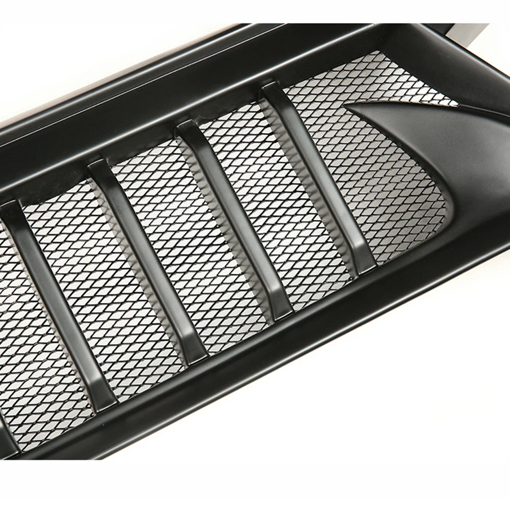For Jeep Renegade 2016 2017 2018 Front Bumper Mesh Grille  Sport Racing Matt Glossy Black Carbon Exterior Upgrade Accessories - view 4