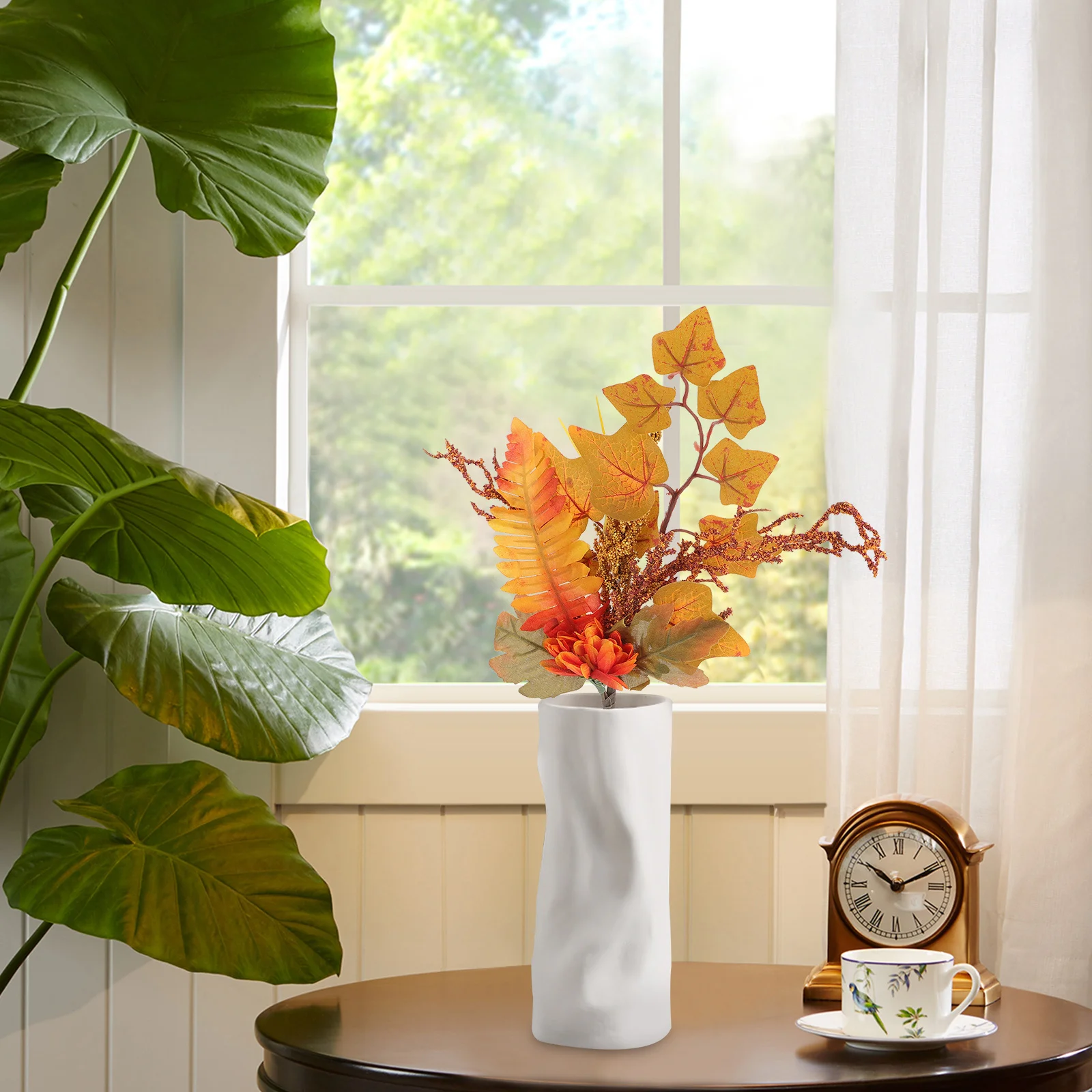 

Simulation Maple Leaf Branch Fake Plant For Home Decor Thanksgiving Harvest Festival Vase Filler Table Centerpiece Autumn