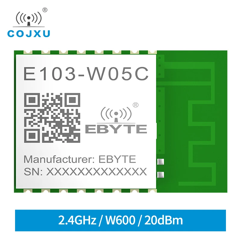 

W600 низкая стоимость небольшой Размеры модуль Wi-Fi 20 дБм 2,4 ГГц UART до Wi-Fi Esp8266 Беспроводной модуль с антенной на печатной плате cojxu E103-W05C