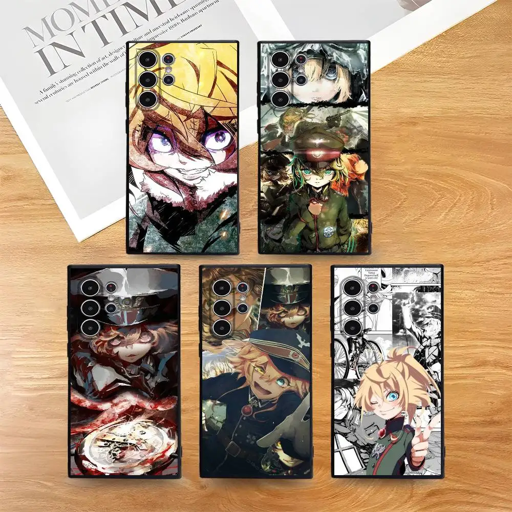 

Anime Saga of Tanya the Evil Phone Case For Samsung Galaxy S25 S24 S22 S23 Ultra S21 S20 Plus Frosted Non-Slip Full Soft Cover