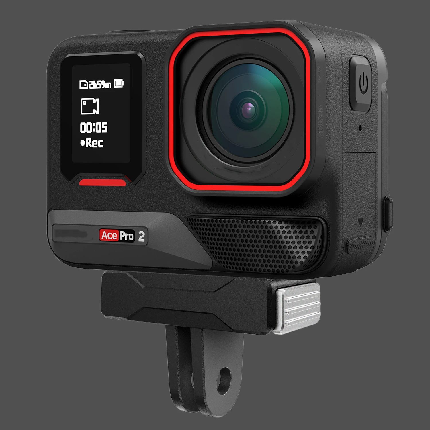 حامل محول مغناطيسي لـ insta360 X5/Ace Pro/Ace Pro 2 قاعدة خفيفة الوزن مع لوحة مضادة للانزلاق تركيب مجاني