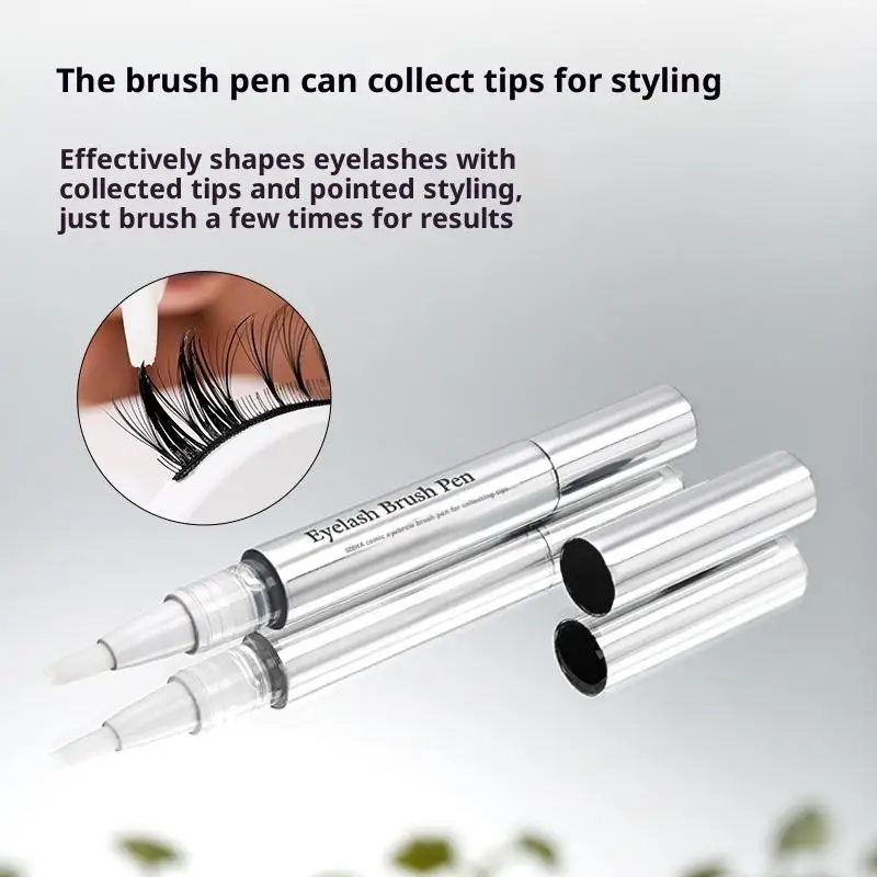 Wimpern kippender Kleberbürste 360° °   Rotationsstift, Pinselstreifen, Wimpernkleber, stark, wasserdicht, keine Reizung, langlebig