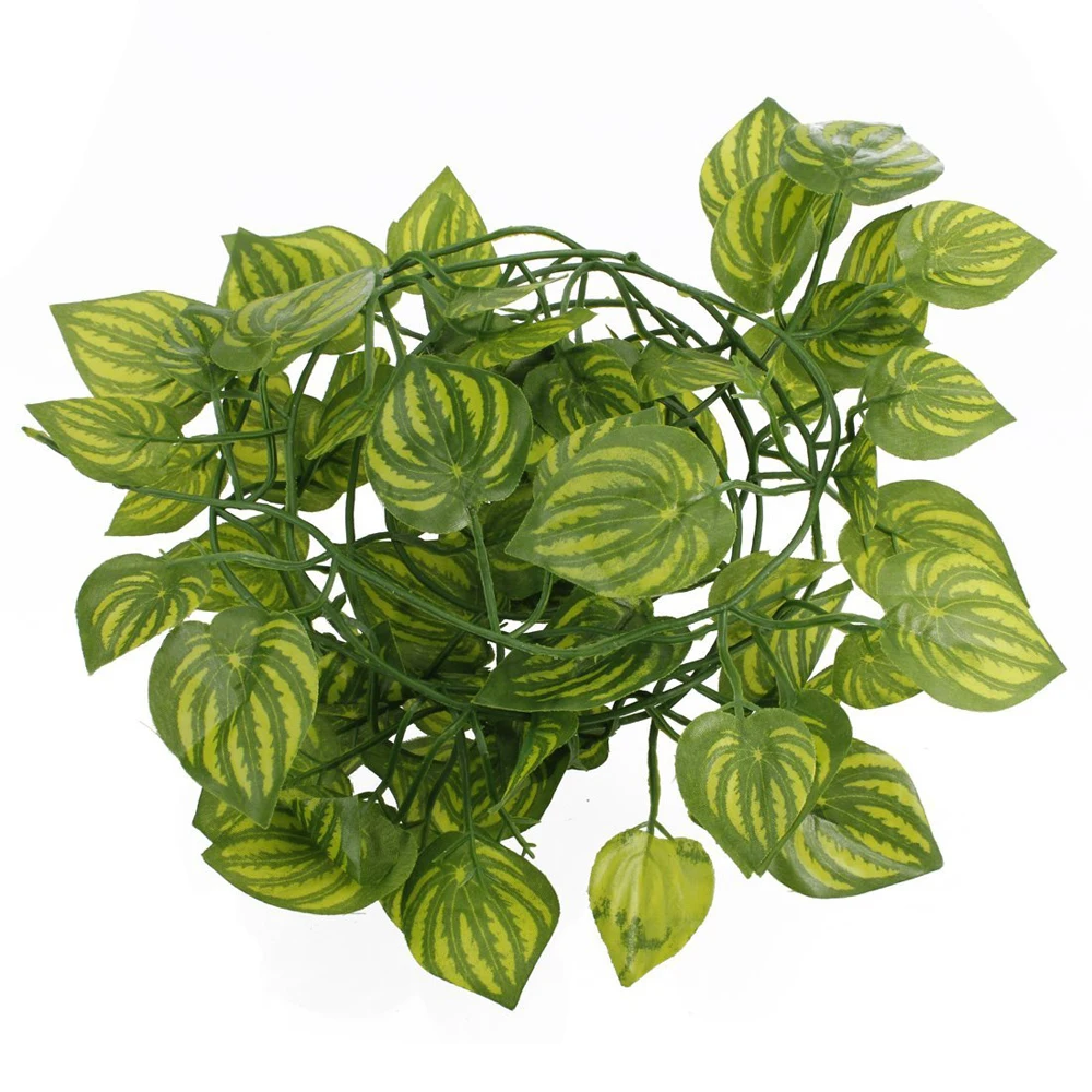 

2M Artificial Leaves Decorative Vine Decorative Vine Indoor Outdoor Garland Garden Wedding Home Decoration Green