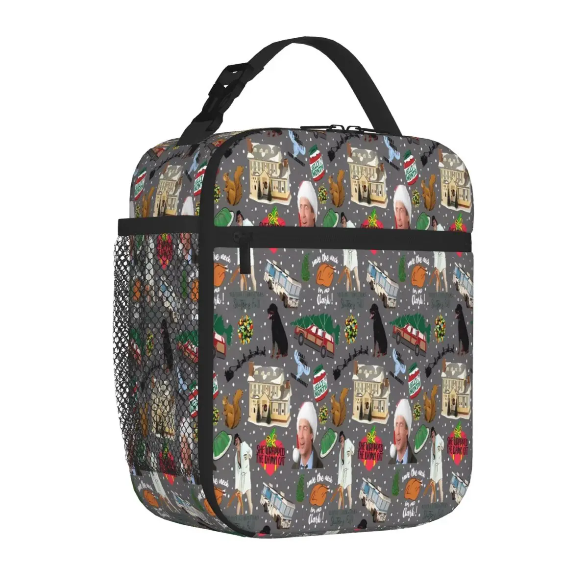 Bestselling National Lampoons Christmas Vacation Soft Touch Adjustable Strap Lunch Bag Short Journey Neoprene Lunch Bag