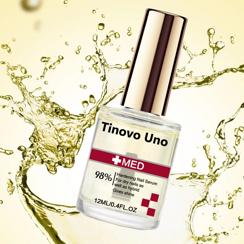 Tinovo Uno Nail Hardener Serum Professional Cuticle Oil Nail Art Treatment 12ML Nail Strengthener Nourish Liquid Manicure Repair