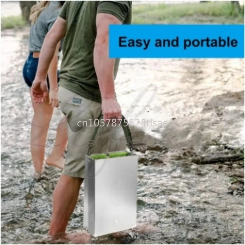 

Foldable Unpowered Gold Selection Chute Gold Panning Sand Tool for Recreational Prospecting