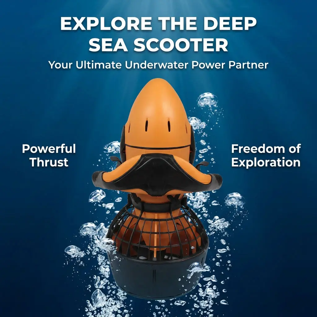 Best Quality 300W Sea Scooters Underwater Screw, High-Class Diving Equiment (With Battery)