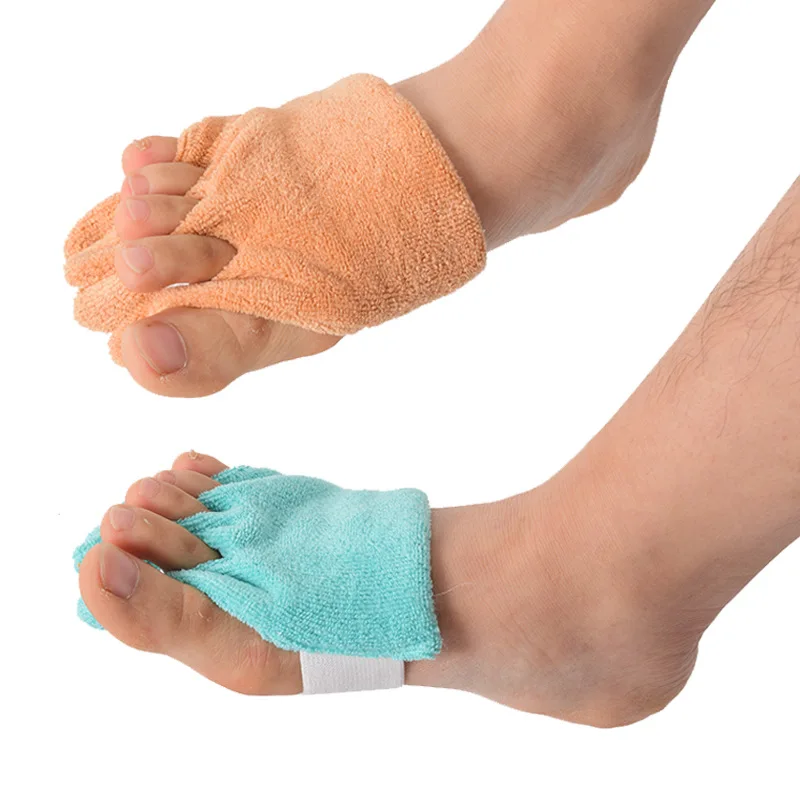 Coussinets pour l'avant-pied, séparateur d'orteils, outils de soins des pieds, Anti-déformation du pied, élasticité, 3 couleurs, évacuation de l'humidité et de la sueur, séparation des orteils