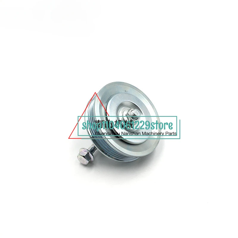 Excavator For Doosan Daewoo Dh150 220 215 225 258 300-5/7/9 Air Conditioning Belt Tensioner Pulley 4PK Wear Parts